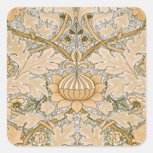 Sticker Carré Papier peint vintage St James Acanthus de William