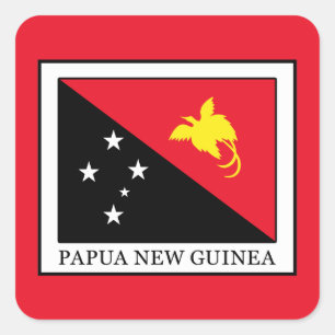 Sticker Carré Papouasie-Nouvelle-Guinée