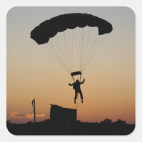 Parachute de Skydiver à Sunset Sky Diver