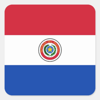 STICKER CARRÉ PARAGUAY