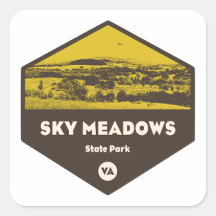 Sticker Carré Parc d'état de Sky Meadows, Virginie