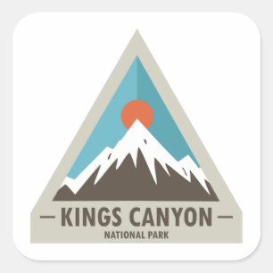 Sticker Carré Parc national de Kings Canyon