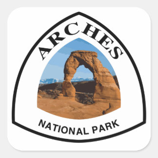 Sticker Carré Parc national des Arches