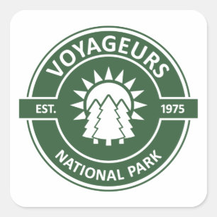 Sticker Carré Parc national des Voyageurs