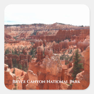 Sticker Carré Parc national du Bryce Canyon
