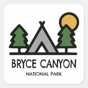 Sticker Carré Parc national du Bryce Canyon