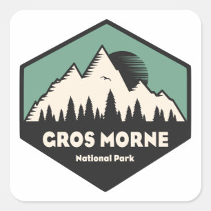 Sticker Carré Parc national du Gros Morne