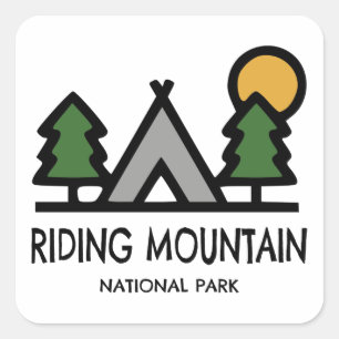 Sticker Carré Parc national du Mont-Riding