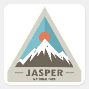 Sticker Carré Parc national Jasper