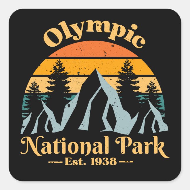 Sticker Carré Parc national Olympique (Devant)