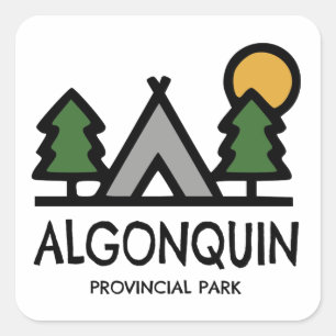Sticker Carré Parc provincial Algonquin
