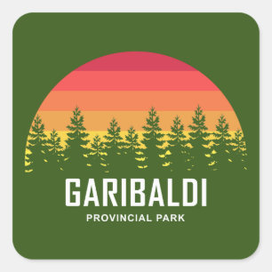 Sticker Carré Parc provincial de Garibaldi