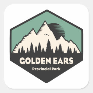 Sticker Carré Parc provincial Golden Ears Colombie-Britannique