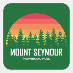 Sticker Carré Parc provincial Mount Seymour