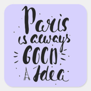 Sticker Carré Paris est toujours une bonne idée