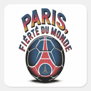 Sticker Carré Paris féroce du Monde