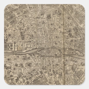 Sticker Carré Paris France