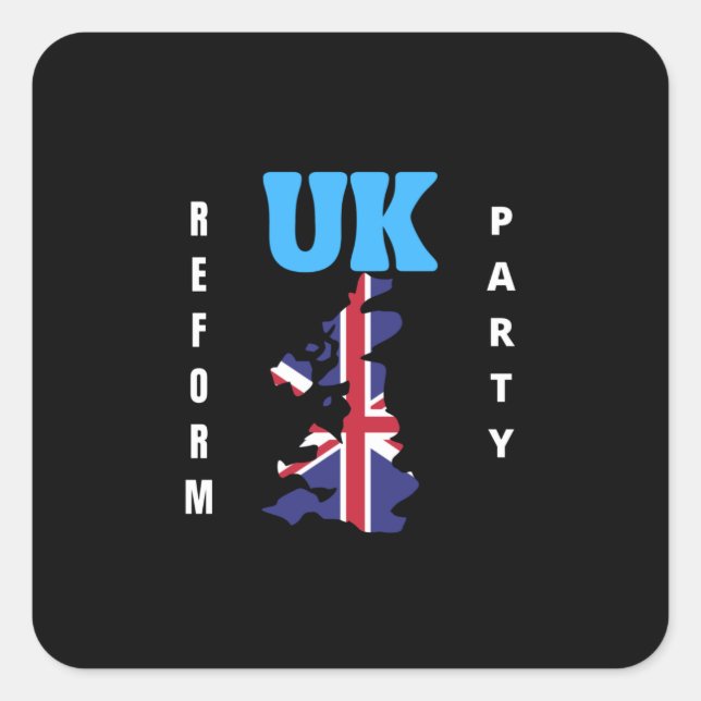 Sticker Carré Parti réformiste britannique (Devant)