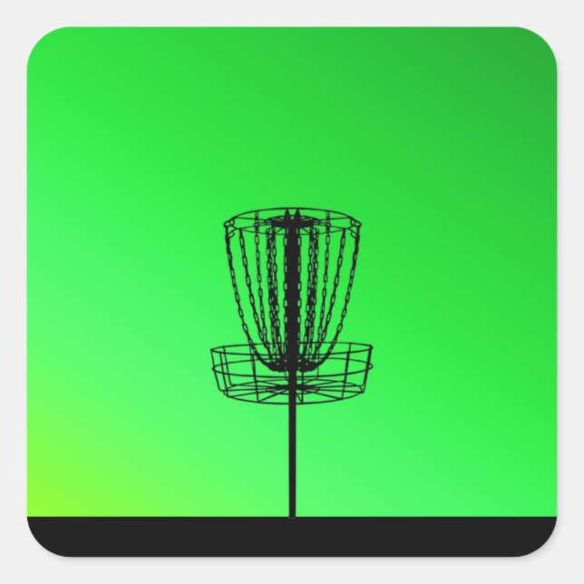 Sticker Carré Pas de chaîne, pas de gain (Devant)