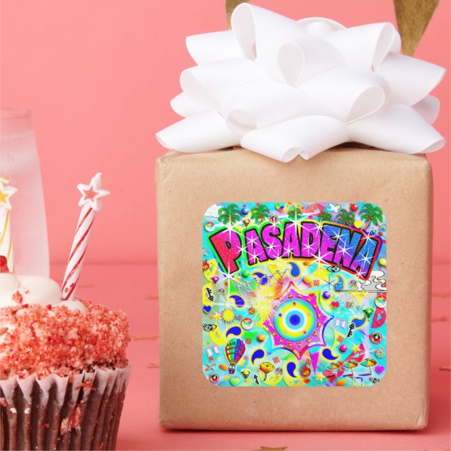 Sticker Carré Pasadena Mystic Dance  (Fête)