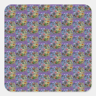 Sticker Carré Passion perpule