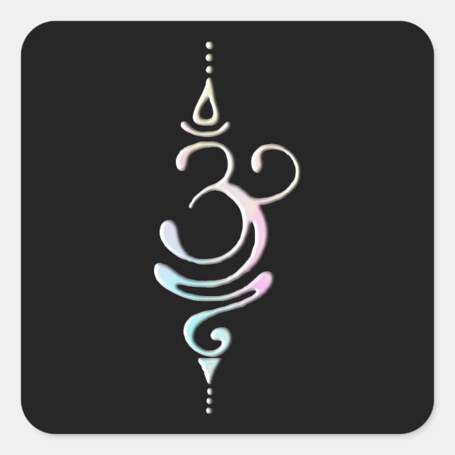 Sticker Carré Pastel Breathe  (Devant)