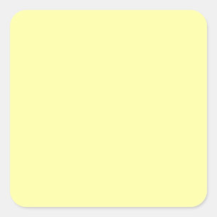 Sticker Carré Pastel Lemon Yellow