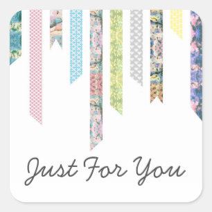 Sticker Carré Pastels de bande de Washi   do-it-yourself et