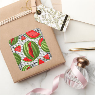 Sticker Carré Pastèque Palestine - Slice