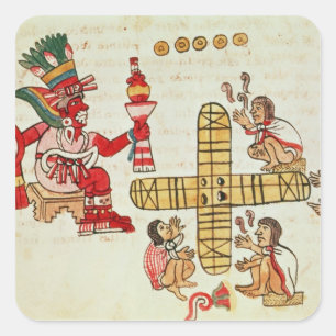 Sticker Carré Patoli de jeu et le dieu