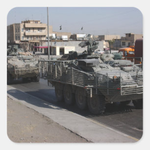 Sticker Carré patrouille des soldats