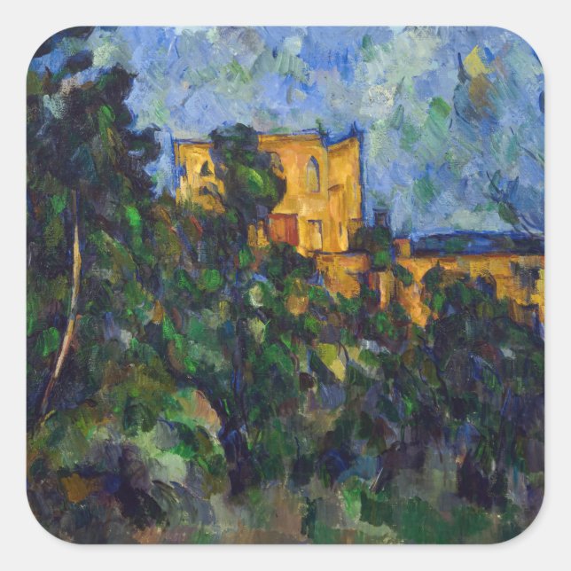 Sticker Carré Paul Cezanne - Château Noir (Devant)