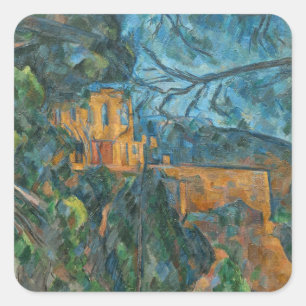 Sticker Carré Paul Cezanne Château Noir, 1900-04 (huile sur ca