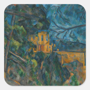 Sticker Carré Paul Cezanne - Poster du Château Noir