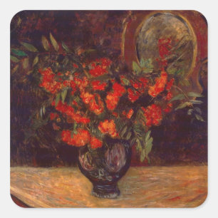 Sticker Carré Paul Gauguin Bouquet, 1884