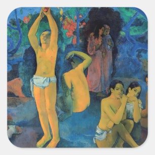 Sticker Carré Paul Gauguin - D'où venons-nous ?
