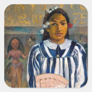 Sticker Carré Paul Gauguin - Les ancêtres de Tehamana