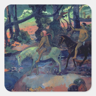 Sticker Carré Paul Gauguin   l'évasion, Ford, 1901