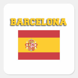 Sticker Carré Pavillon Espagne de Barcelone