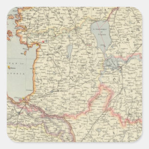 Sticker Carré Pays Baltes