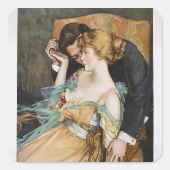 Sticker Carré Peau Vous aimez toucher Mary Greene Blumenschein (Devant)