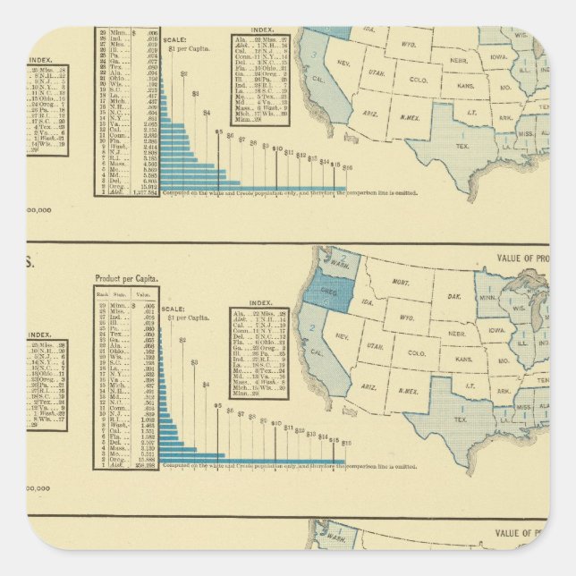 Sticker Carré Pêche (Devant)