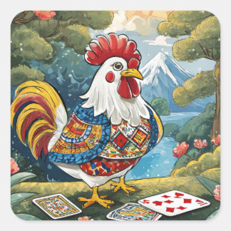 Sticker Carré Pegatina de polo