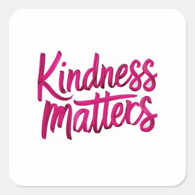 Sticker Carré Peinture de Kinding Matters (Devant)