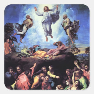 Sticker Carré Peinture Raphael Art