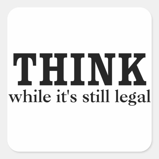 STICKER CARRÉ PENSER (Devant)