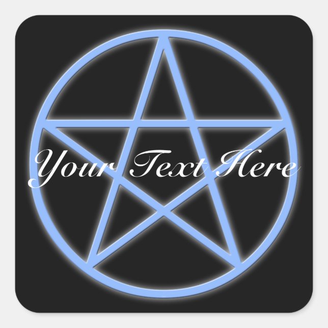 Sticker Carré Pentacle de Falln Pagan (Devant)