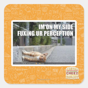 Sticker Carré Perception de Fuxing Ur