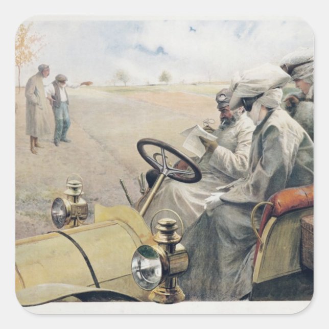 Sticker Carré Perdu ! (Devant)