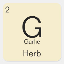 Periodic Table Herb & Spice Label